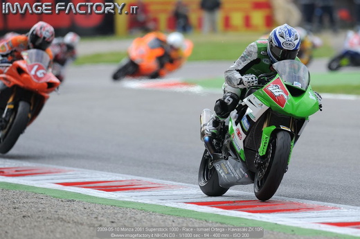 2009-05-10 Monza 2061 Superstock 1000 - Race - Ismael Ortega - Kawasaki ZX 10R